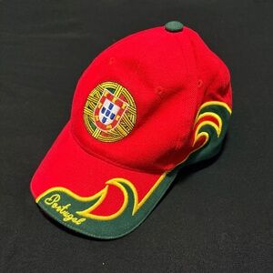 Portugal National Team Baseball Cap — Red & Green Classic red and green colorway